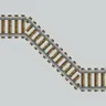 Diagonal Perfect Rails 3D PBR