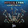 Mystic Cyan Animated Weapons & Tools Set