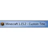 Custom Window Title
